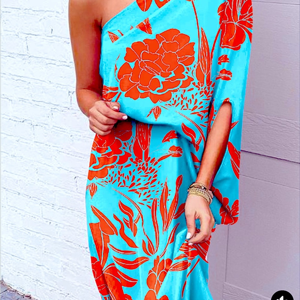 Off-shoulder dresses sold separately